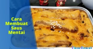 cara membuat saus mentai