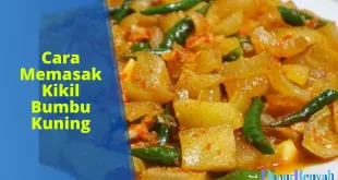 cara memasak kikil bumbu kuning