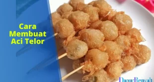cara membuat aci telor