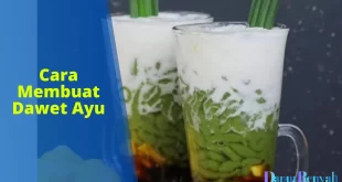 cara membuat dawet ayu