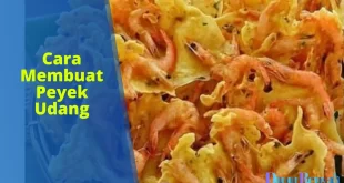 cara membuat peyek udang