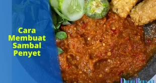 cara membuat sambal penyet