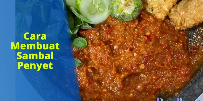 cara membuat sambal penyet