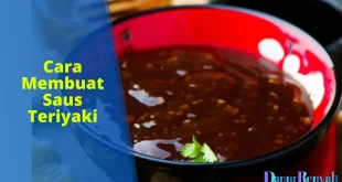 cara membuat saus teriyaki