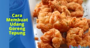 cara membuat udang goreng tepung