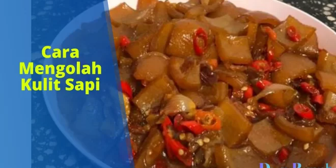 cara mengolah kulit sapi