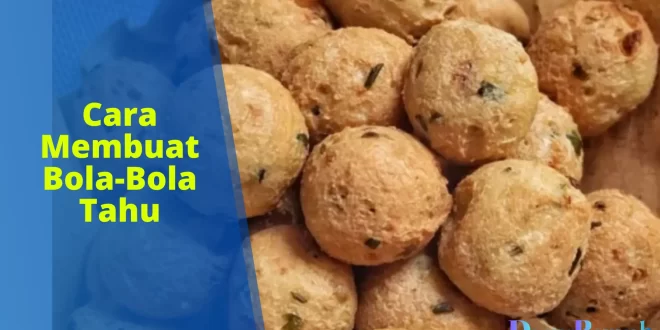 cara membuat bola-bola tahu