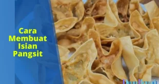 cara membuat isian pangsit