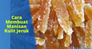 Cara Membuat Manisan Kulit Jeruk