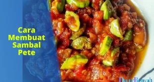 cara membuat sambal pete