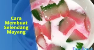 cara membuat selendang mayang