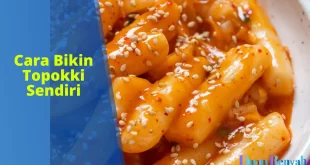 cara bikin topokki sendiri