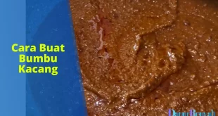 cara buat bumbu kacang