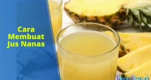 cara membuat jus nanas