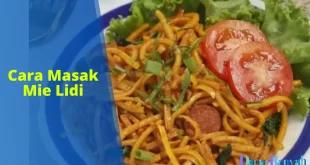 cara masak mie lidi