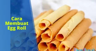 cara membuat egg roll