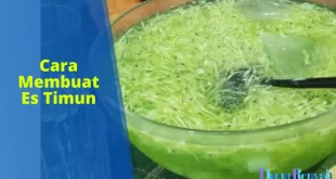 cara membuat es timun