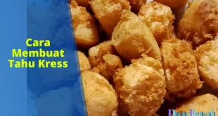 cara membuat tahu kress