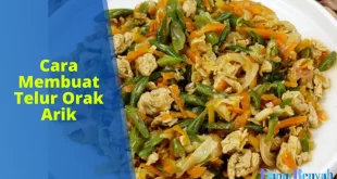 cara membuat telur orak arik