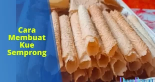 cara membuat kue semprong
