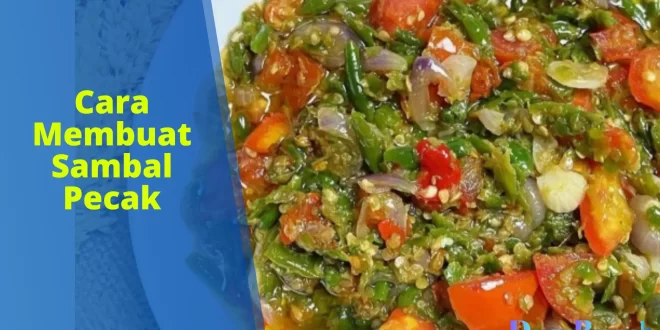 cara membuat sambal pecak