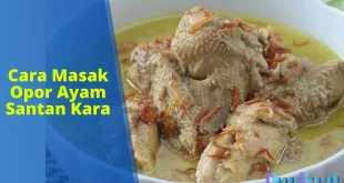 cara masak opor ayam santan kara