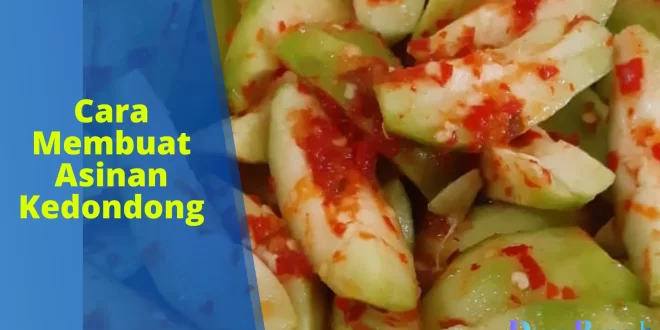 cara membuat asinan kedondong
