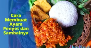 cara membuat ayam penyet dan sambalnya