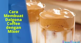 cara membuat Dalgona Coffe