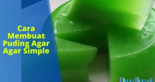 cara membuat puding agar agar simpel
