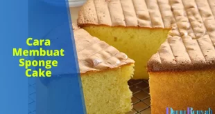 cara membuat sponge cake
