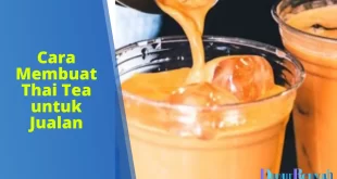 cara membuat Thai Tea untuk jualan