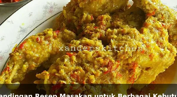 Perbandingan Resep Masakan untuk Berbagai Kebutuhan Pembaca